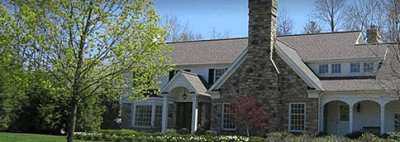 House with Brick Chimney
